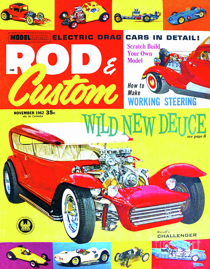 Nov 1962 Rod and Custom Magazine Photograph by David Lee Thompson