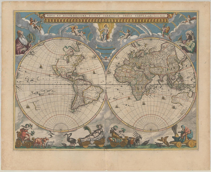 Nova Et Accuratissima Totius Terrarum Orbis Tabula Auctore Joanne Blaeu ...