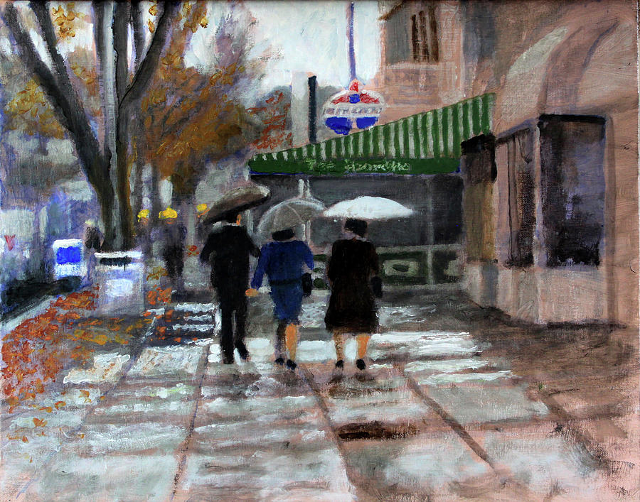 November Storm Painting by David Zimmerman