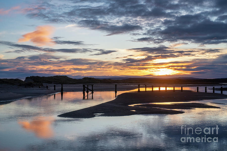 November sunrise over the River Lossie at Lossiemouth Photograph by Tim Gainey