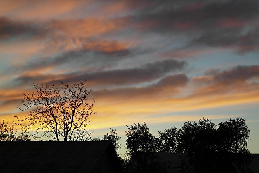 Sunset Photograph - November Sunset Drama by Michele Myers