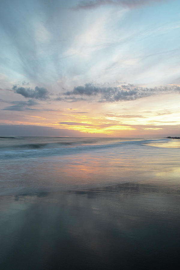 November Sunset On Atlantic Beach Photograph by Bob Decker