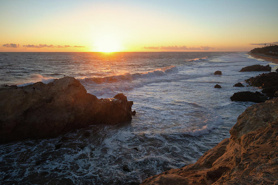 November Sunset over the Pacific Ocean Photograph by Matthew DeGrushe