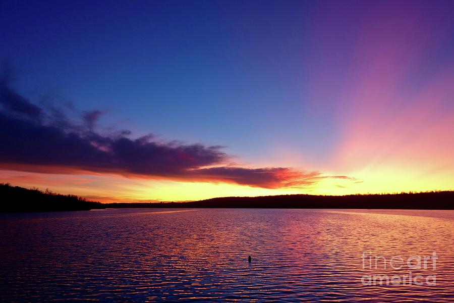 November Sunset Photograph by Sandra Updyke