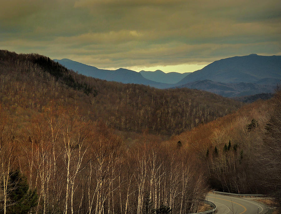 November Afternoon on the Kancamagus Highway Photograph by Nancy Griswold