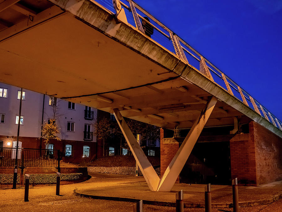 Novi Sad Friendship Bridge, Norwich Photograph by Chris Yaxley