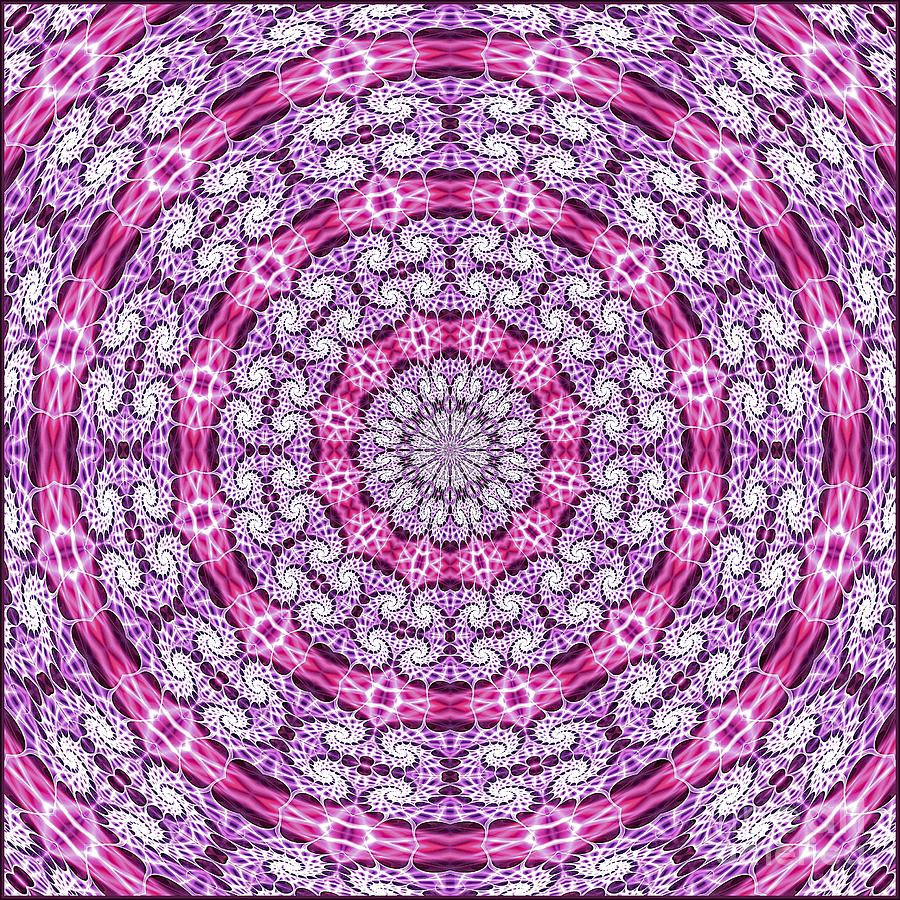 Np-k12-1 Mandala Tile Digital Art