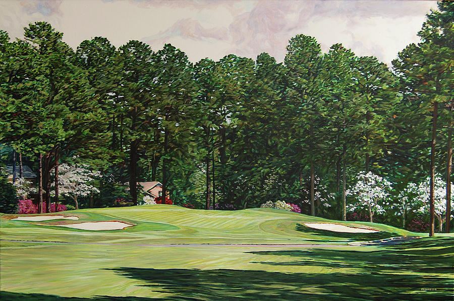 NRCC Hole 3 Oaks Painting by Tommy Midyette