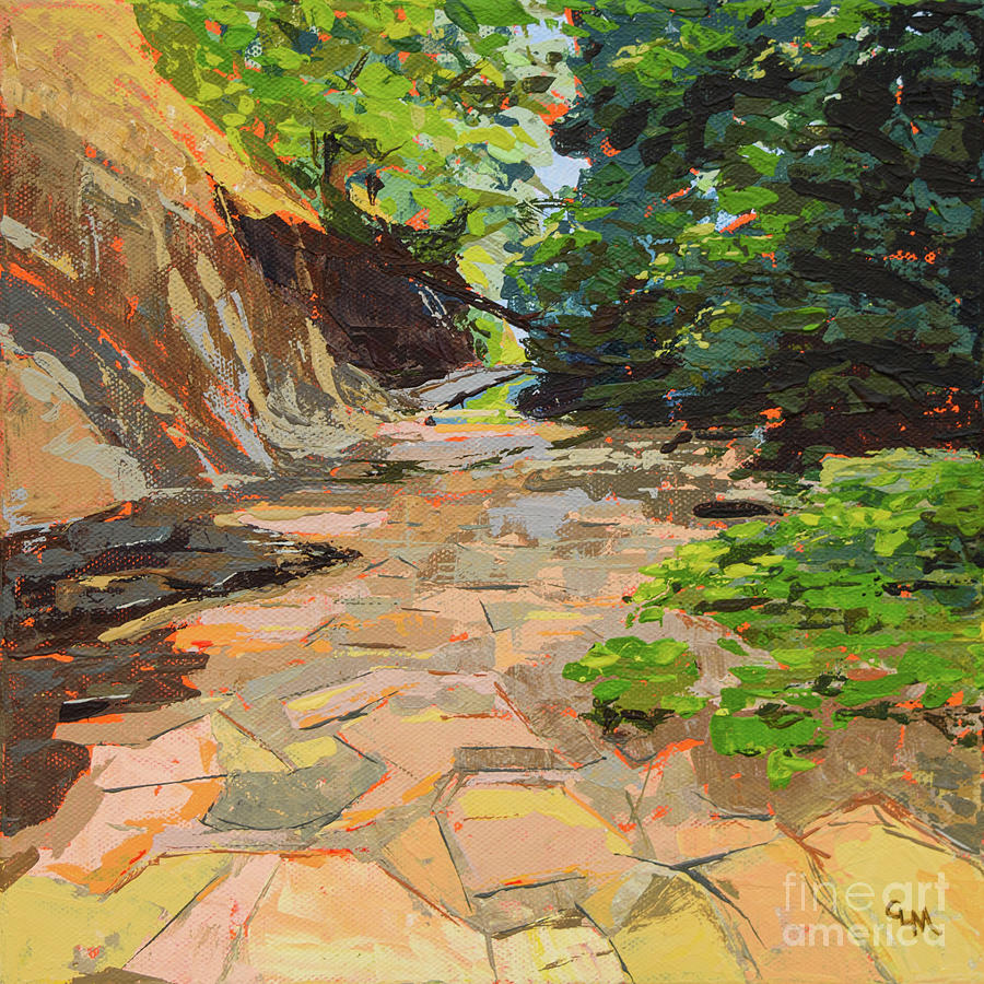 NSR Feeder Creek Painting by Cheryl McClure