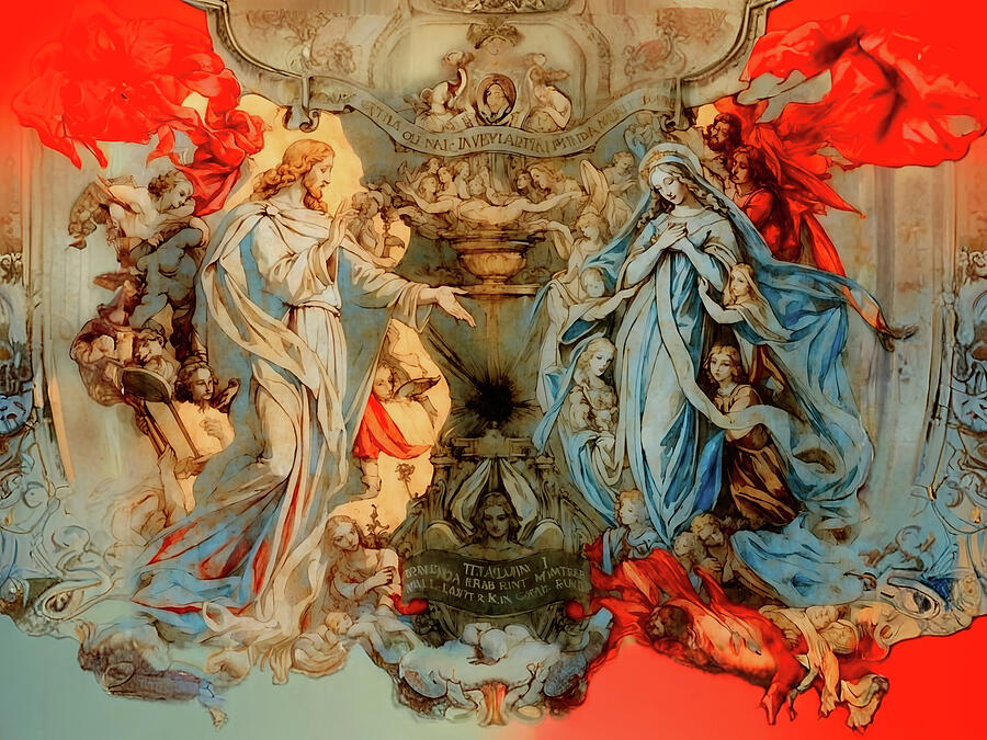 Religion Digital Art - NT Revelation fifht -- New Jerusalem_1 by Josef Johann Michel