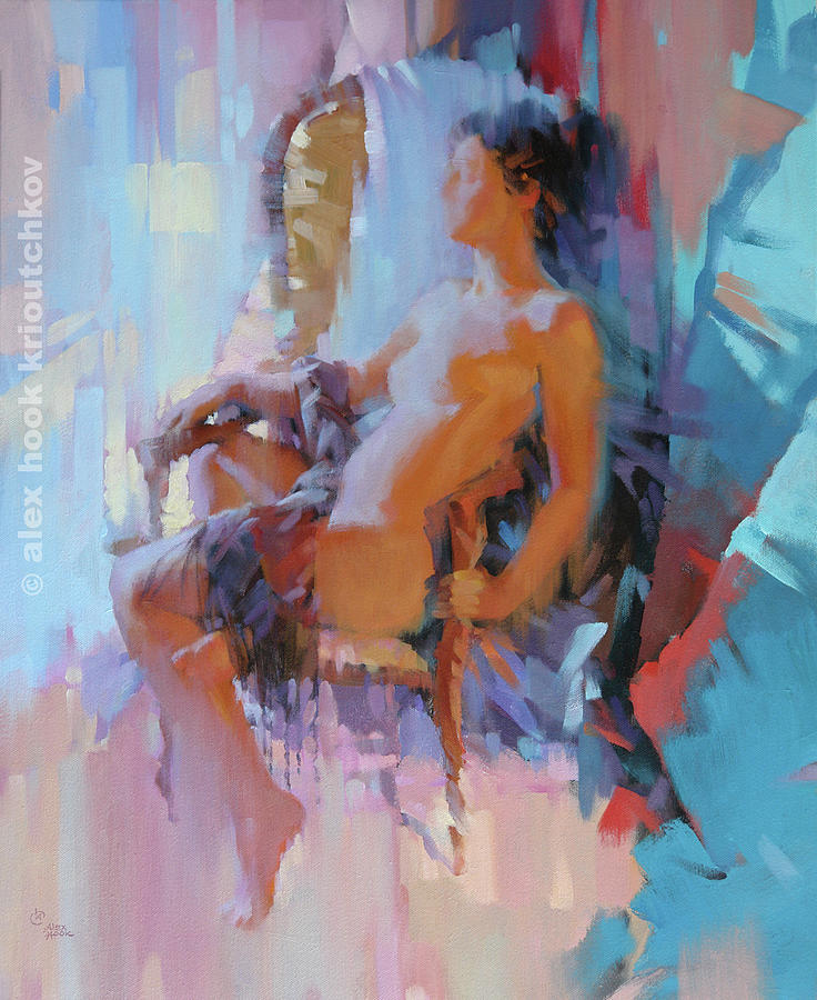 Nude Painting - Nu I by Alex Hook Krioutchkov.