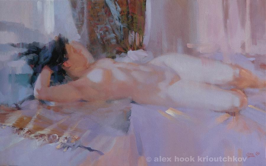 Nude Painting - Nu IX by Alex Hook Krioutchkov.