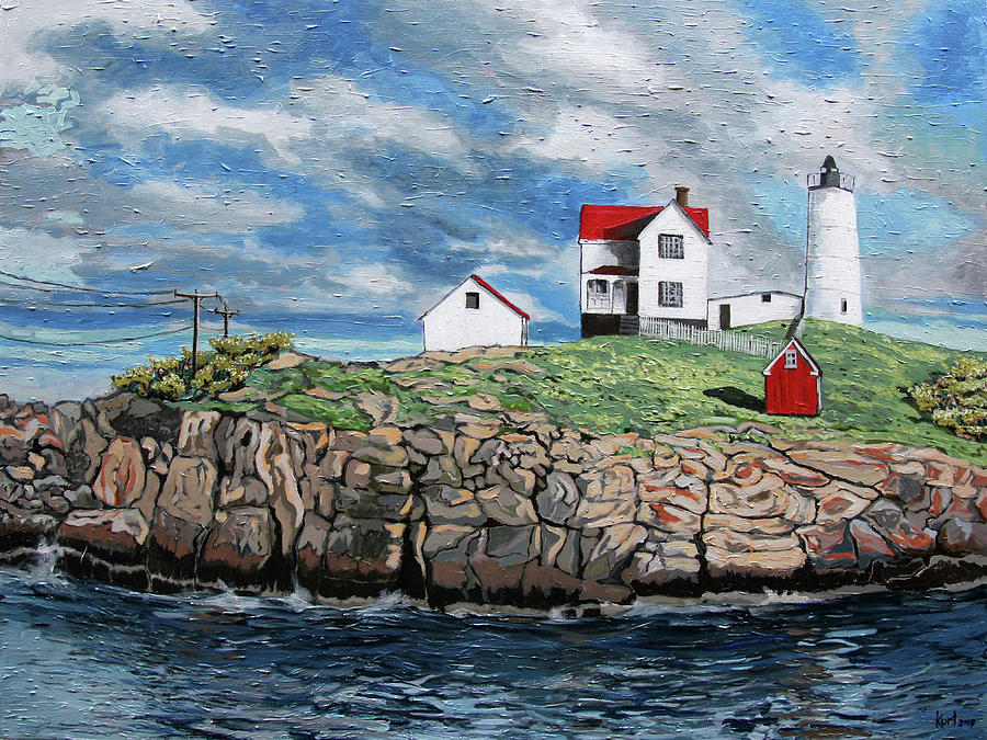 Nubble Painting by Kurt Marhue - Fine Art America