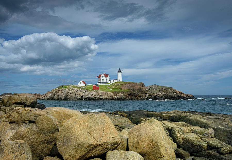 Nubble Light, York, Maine Photograph by Richard Plourde - Fine Art America