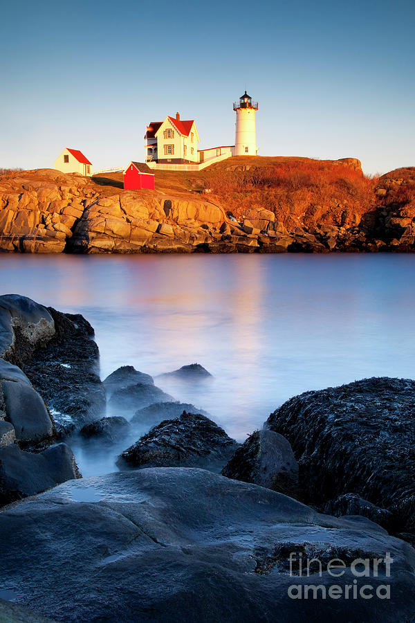 Nubble Lighthouse - Maine II Photograph by Brian Jannsen