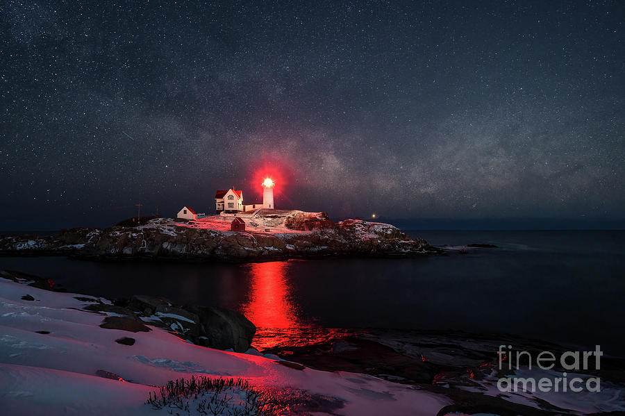 Nubble, the MilkyWay and Venus Photograph by Scott Thorp - Fine Art America