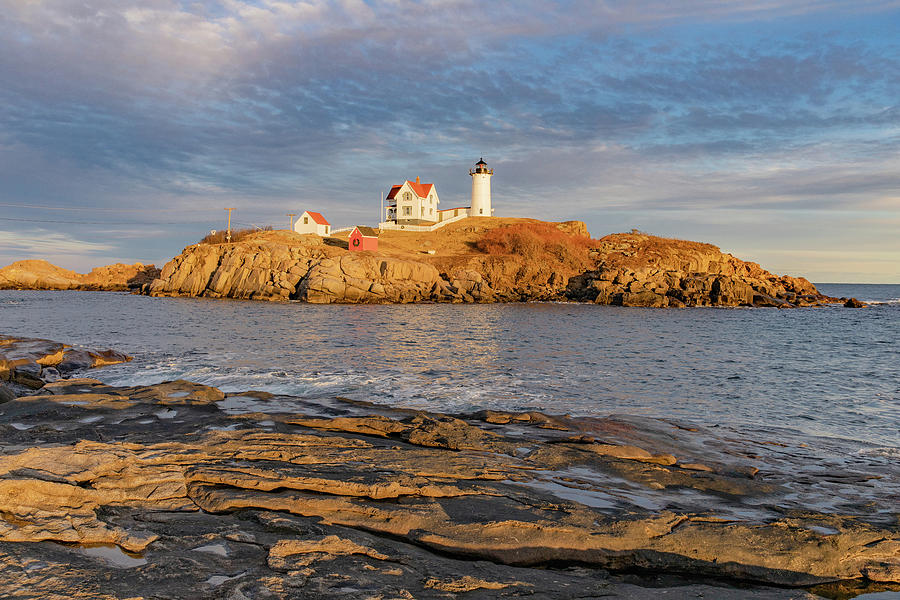 Nubble's Glow Photograph by Kyle Santheson Photography - Fine Art America