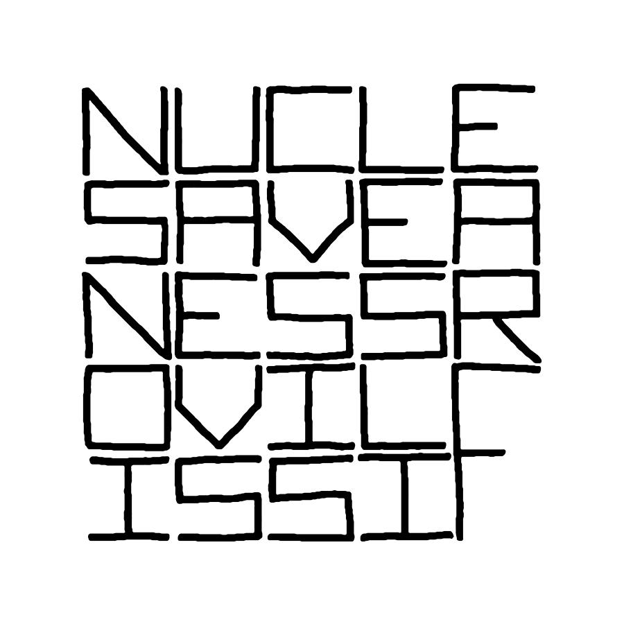 Merchandise Drawing - Nucle - Black Text by Revad Codedimages