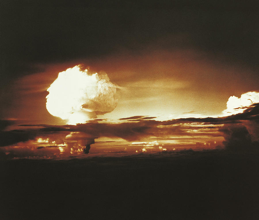 Nuclear Bomb Test, Bikini atoll and Enewetak, October 31 1952 Photograph by Digital Vision.