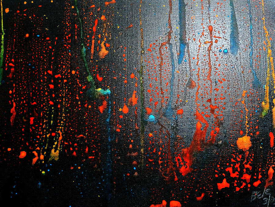 Nuclear Bubbles  Painting by Brent Knippel