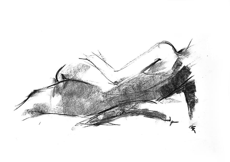 Nude 019 Drawing by Ani Gallery