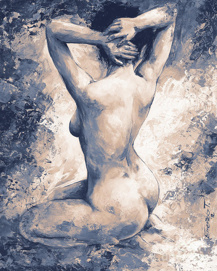 Nude 06 Colored Painting