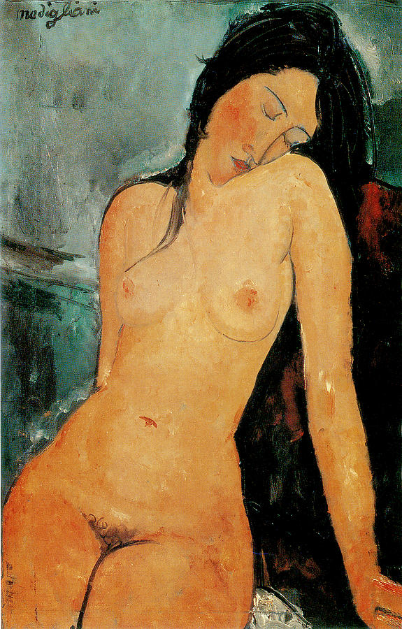 Nude 1912 Painting by Amedeo Modigliani