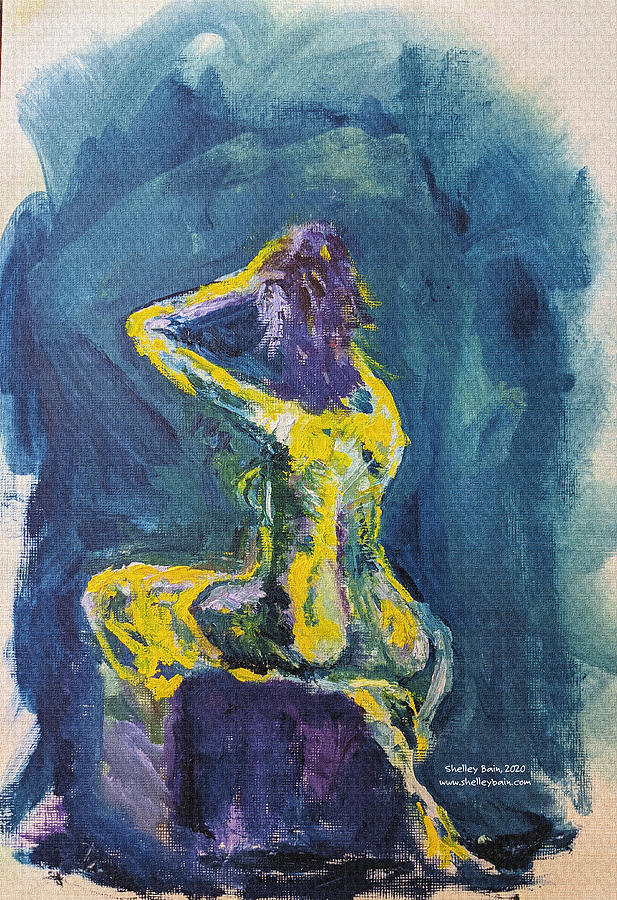 Nude #23 Painting by Shelley Bain
