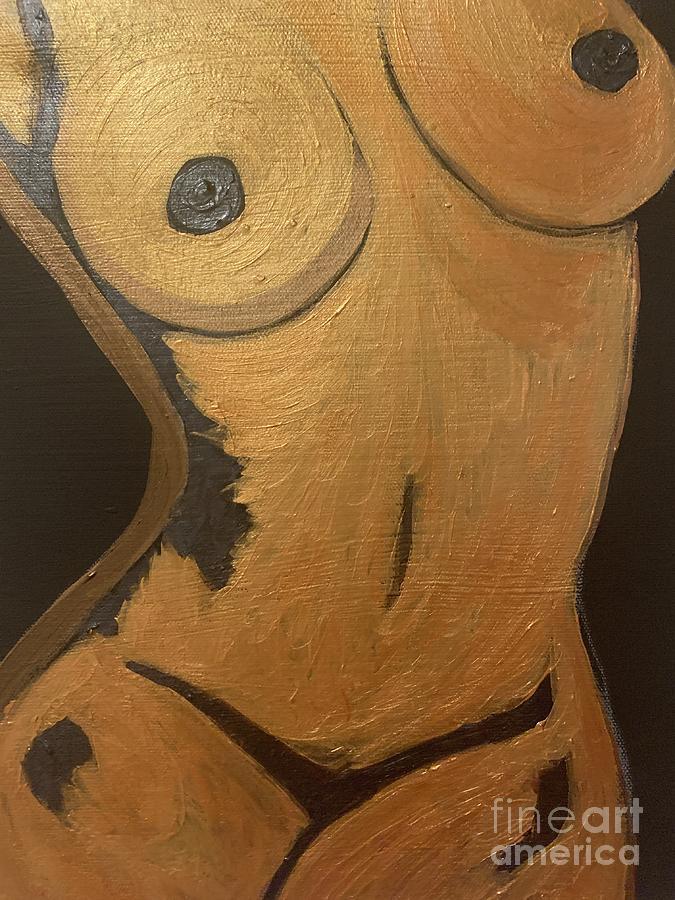 Nude Painting - Nude  by Dorota Nowak