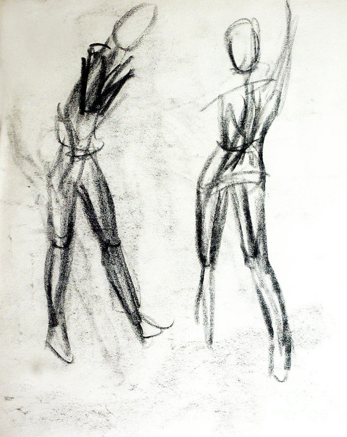 nude gesture drawing