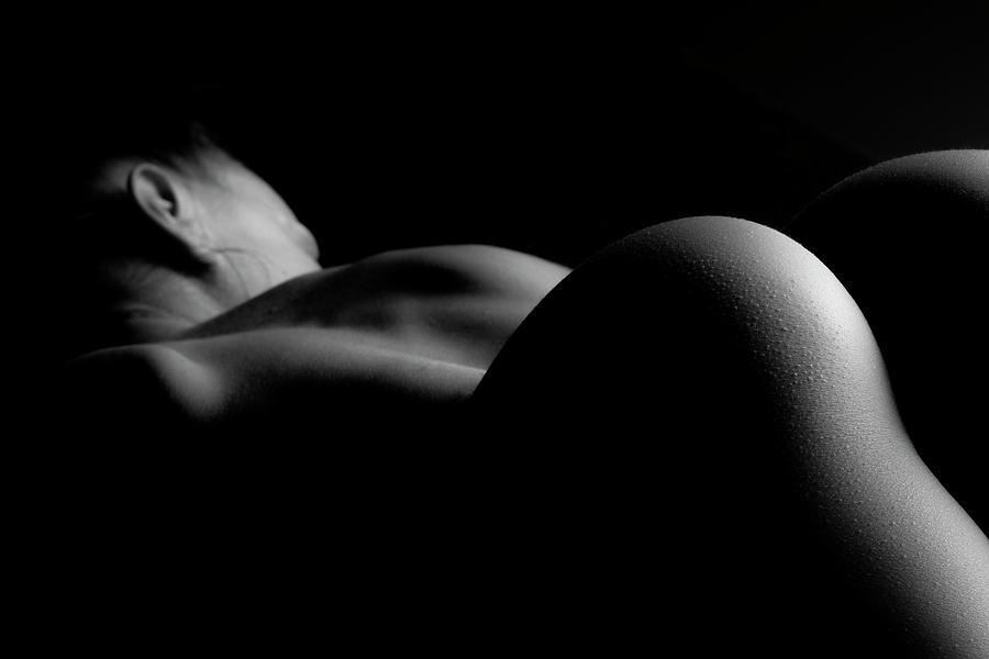 Black And White Girls Nude - Nude Girl Laying Closeup Naked Photograph by Alessandro Della Torre  Gabriele - Fine Art America