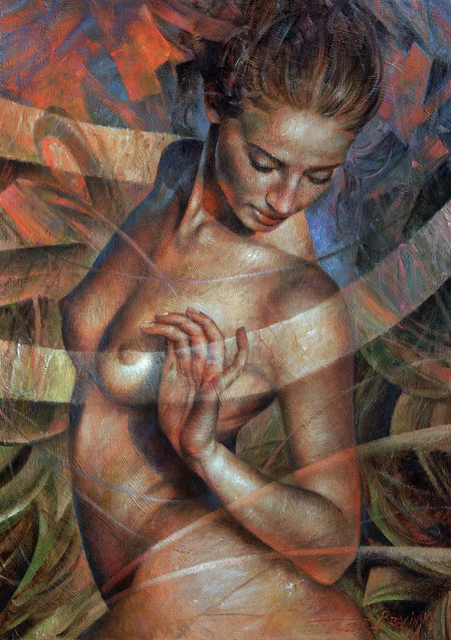 Nude Painting - Nude girl7 by Arthur Braginsky