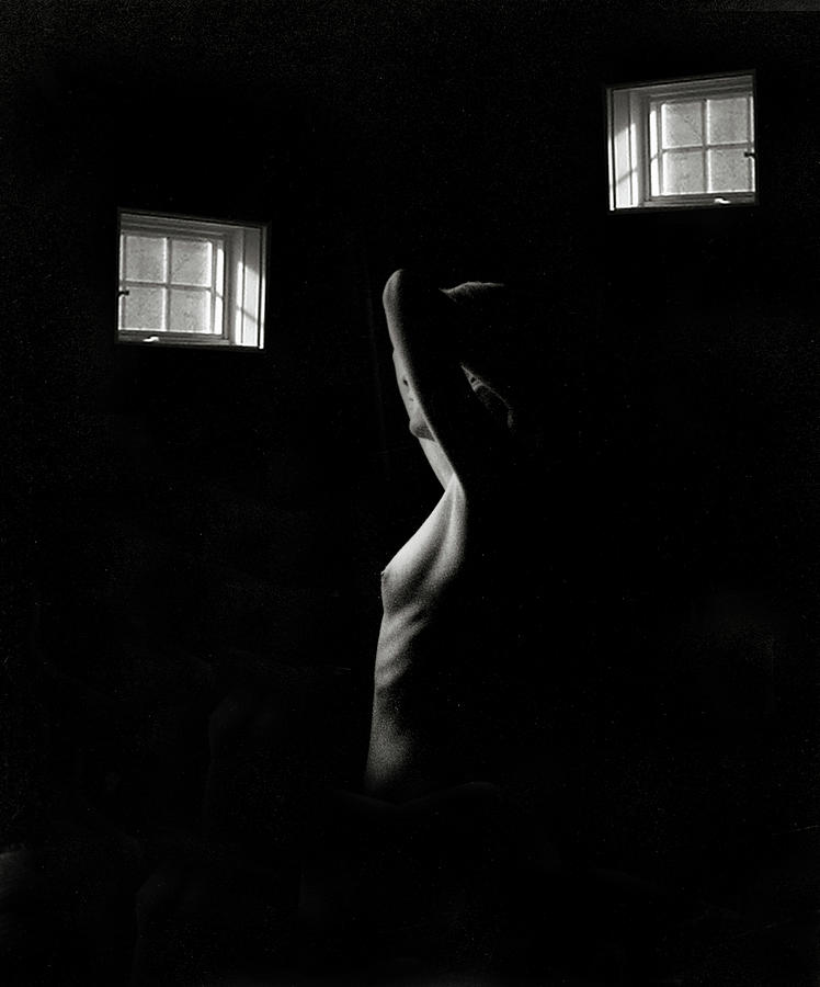 Nude in a Darkened Room Photograph by Wayne King