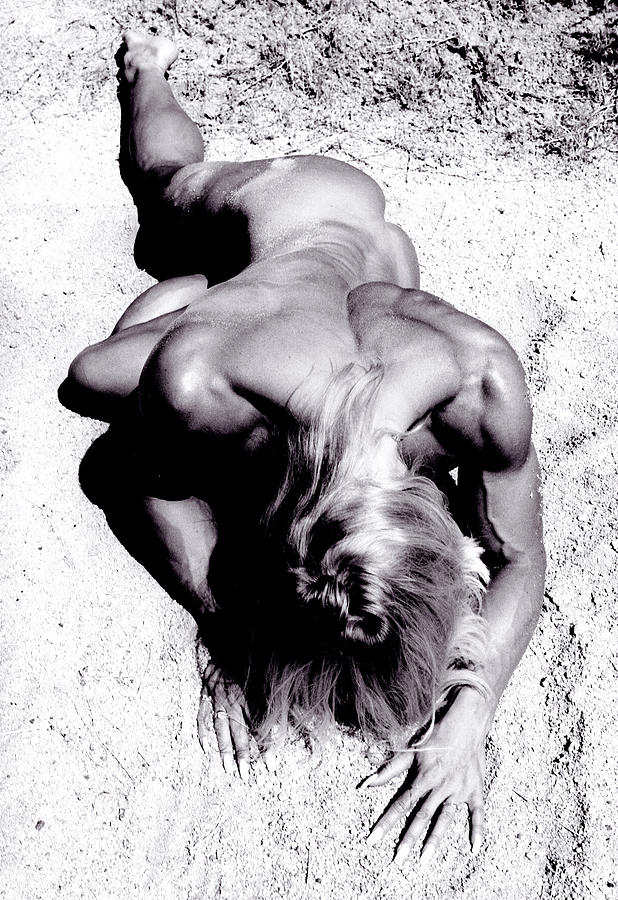 Bill Dobbins Photograph - Nude In Desert Sand by Bill Dobbins.
