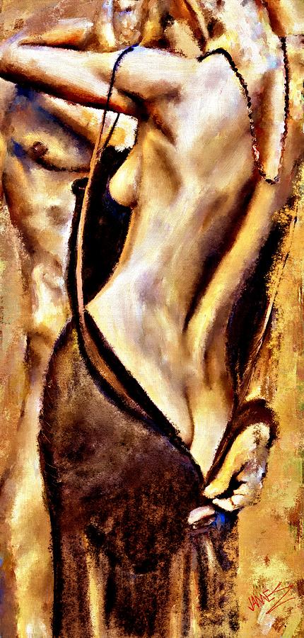 Nude in love Painting by James Shepherd