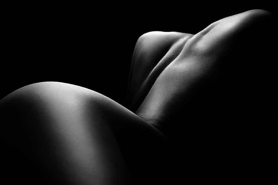 Woman Photograph - Nude woman bodyscape 61 by Johan Swanepoel