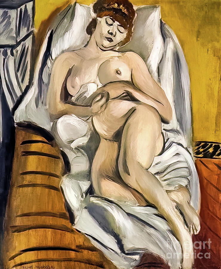 Nude Woman by Henri Matisse 1915 Painting by Henri Matisse