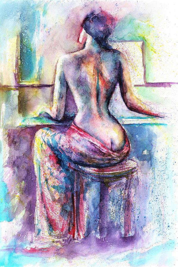 Nude Woman Female Painting