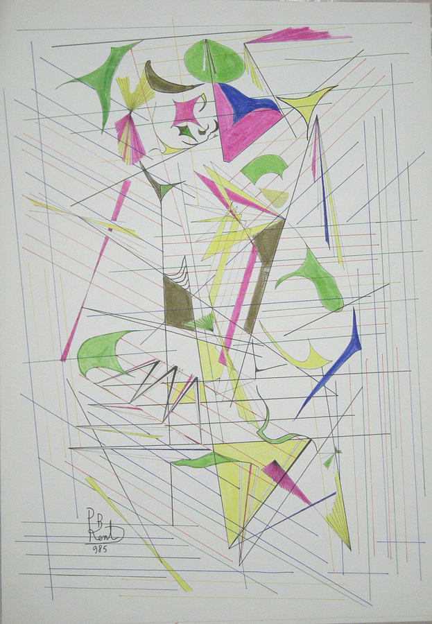 Nudo femminile seduto Drawing by Paul Bonnie Kent