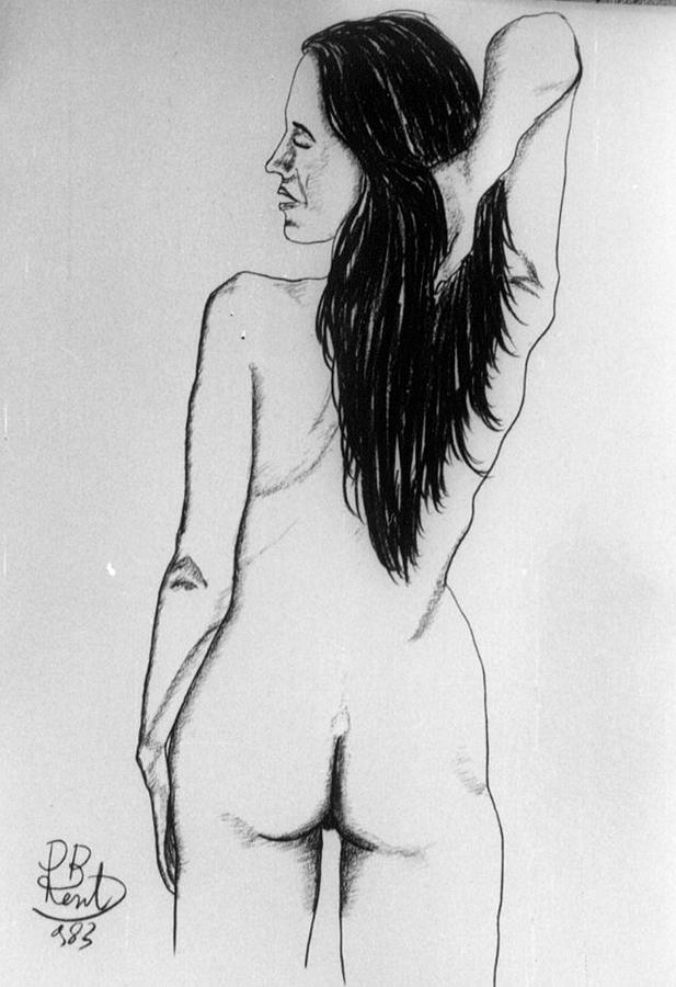 Nudo Drawing by Paul Bonnie Kent