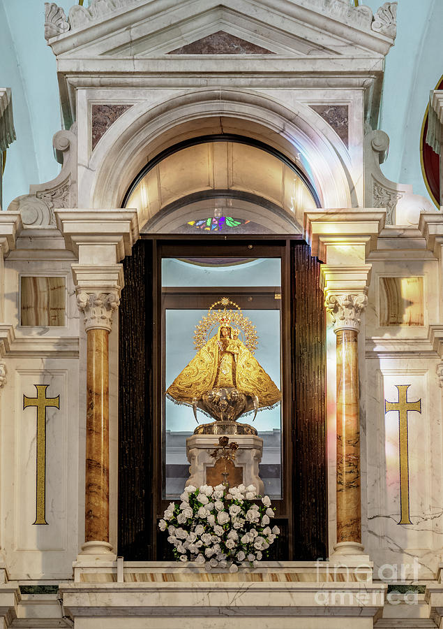 Architecture Photograph - Nuestra Senora de la Caridad del Cobre Basilica, interior, El Cobre, Santiago de Cuba Province, Cuba by Karol Kozlowski