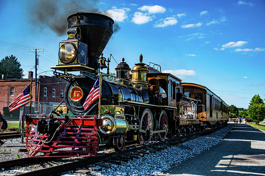 Number 17 Steam Engine Photograph by Michael Hills