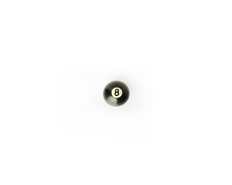 Number 8 Billiard Ball Photograph by Eugene Campbell