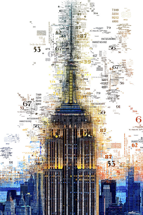 Numbers Collection - Empire State Photograph by Philippe HUGONNARD