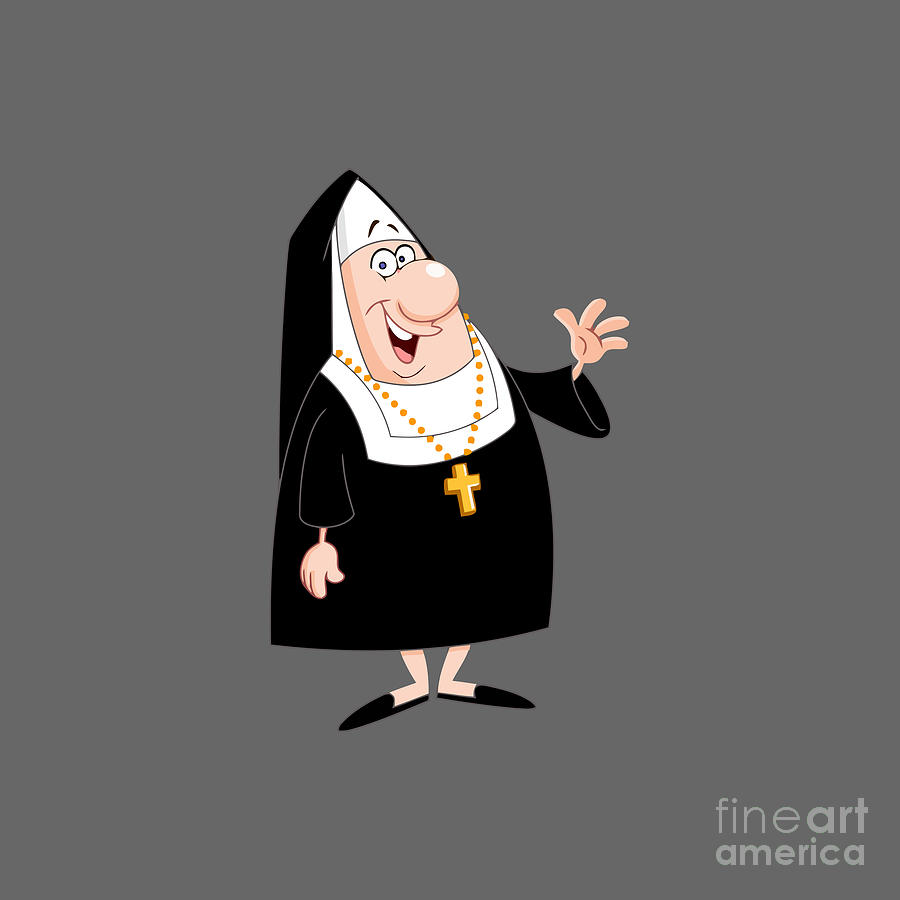 Nun Drawing by Elvin Maheswara - Pixels