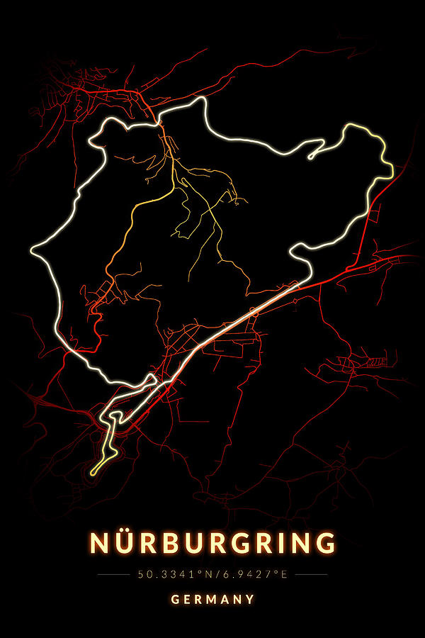 Nurburgring Digital Art by Jerhus - Fine Art America