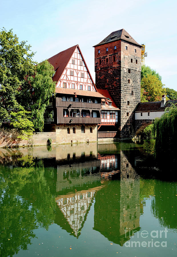  Nuremberg, Germany sits on the Pegnitz river Photograph by Gunther Allen