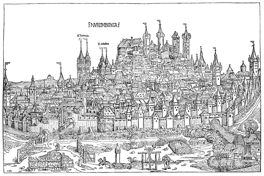 Nuremberg Drawing by Granger
