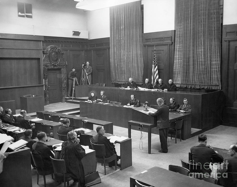 Nuremberg Trials, 1947 Photograph by Granger