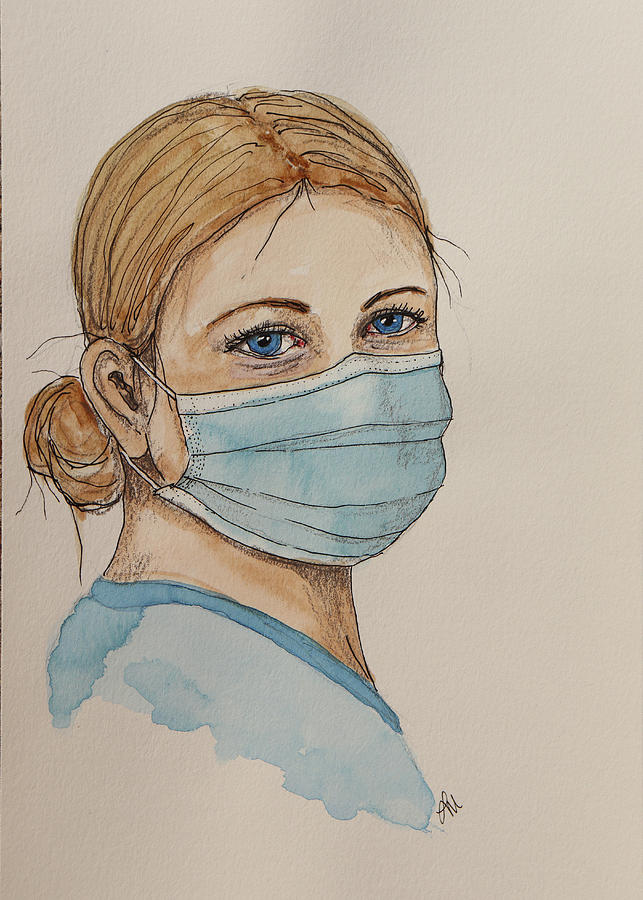Nurse Painting by Lisa Mutch